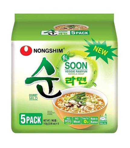 Nongshim Soon Veggie Ramyun Noodles