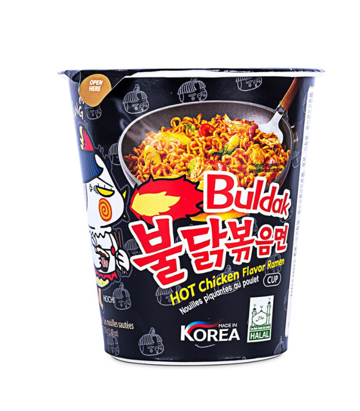 Samyang Buldak Hot Chicken Cup Noodles - Korean Spicy Ramen Noodles