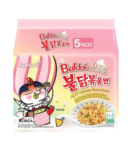 Samyang Buldak Cream Carbonara Hot Chicken Flavor Ramen