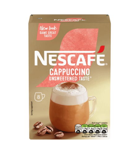 nescafe cappuccino unsweetened taste