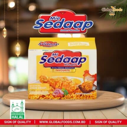 MI SEDAAP GORENG AYAM KRISPI 88GM*5 - Sedaap Noodles