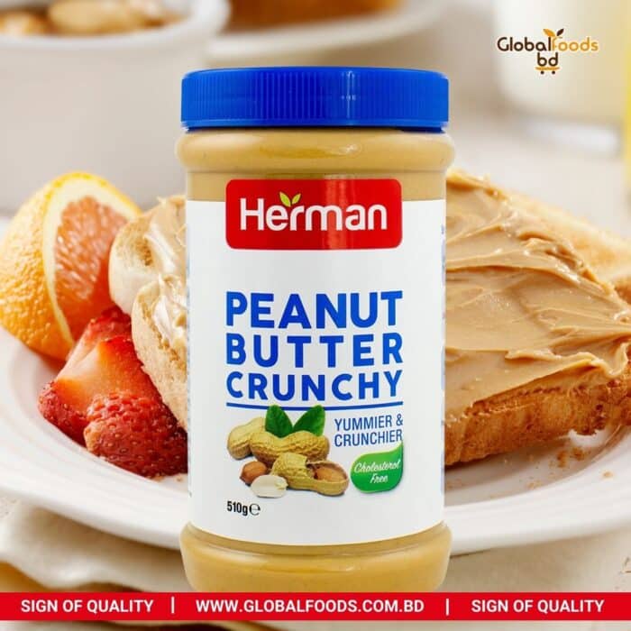 herman peanut butter crunchy