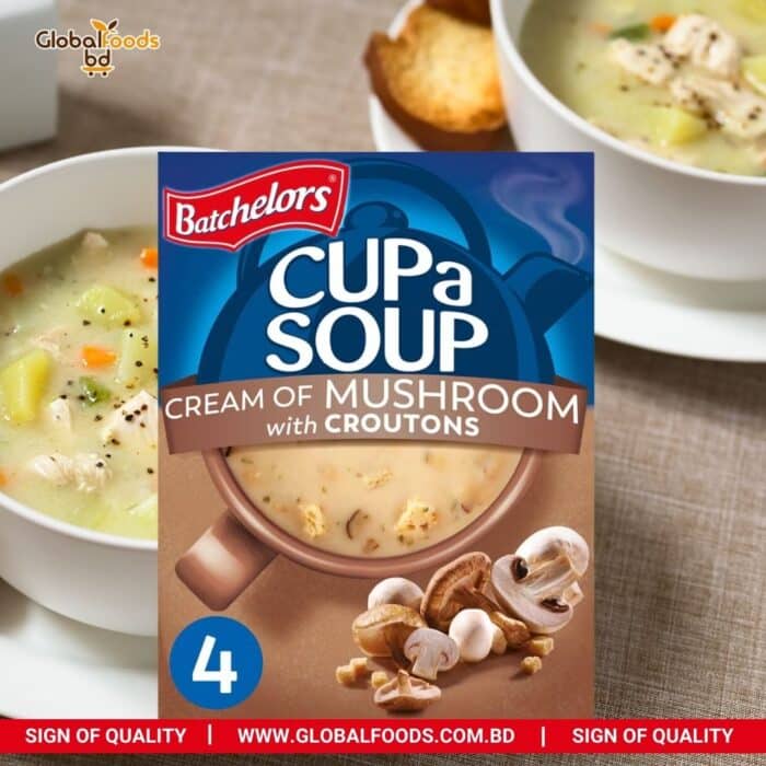 Batchelors Cup a Soup Cream of Mushroom with Croutons